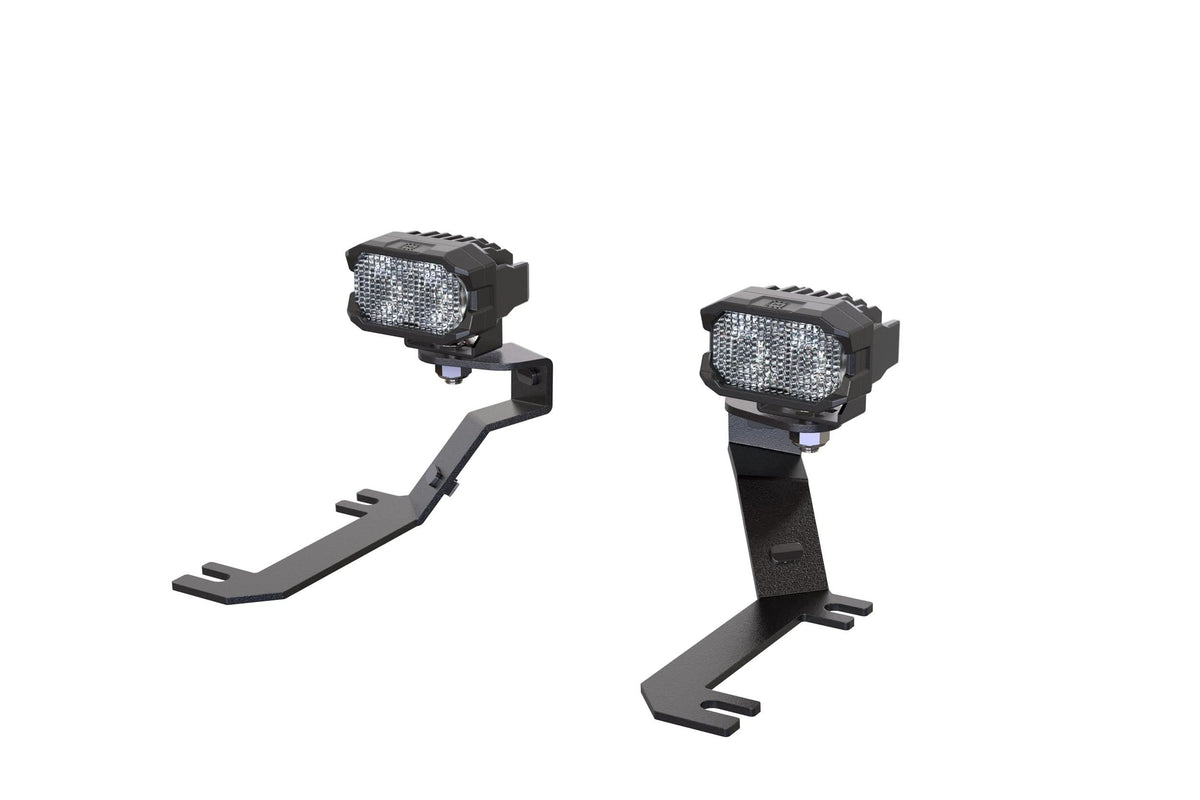 Morimoto 2Banger Ditch Light Kit: 19-24 Sierra 1500