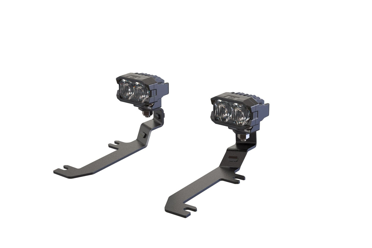 Morimoto 2Banger Ditch Light Kit: 20-24 Silverado HD
