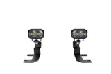 Morimoto 2Banger Ditch Light Kit: 20-24 Silverado HD