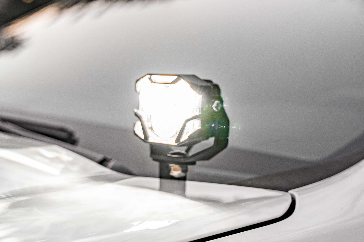 Morimoto 4Banger Ditch Light Kit: 19-24 Silverado 1500
