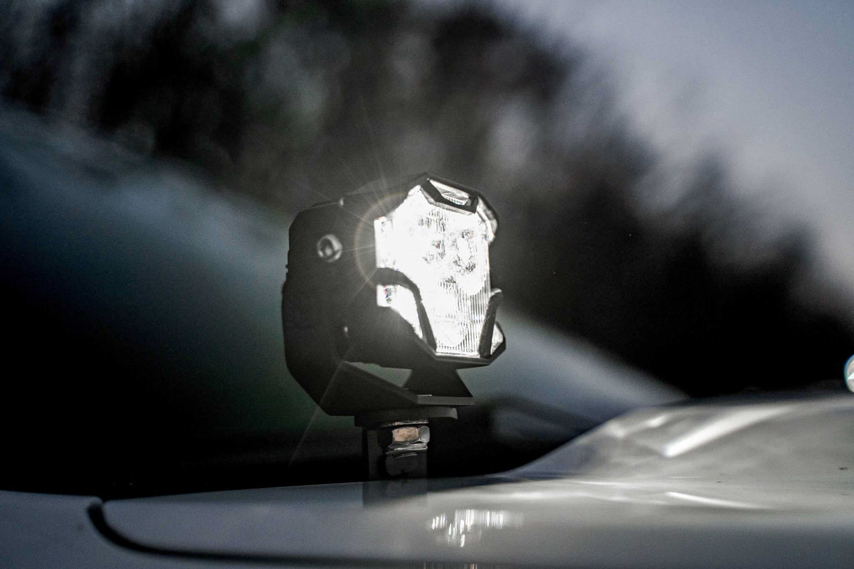Morimoto 4Banger Ditch Light Kit: 19-24 Silverado 1500