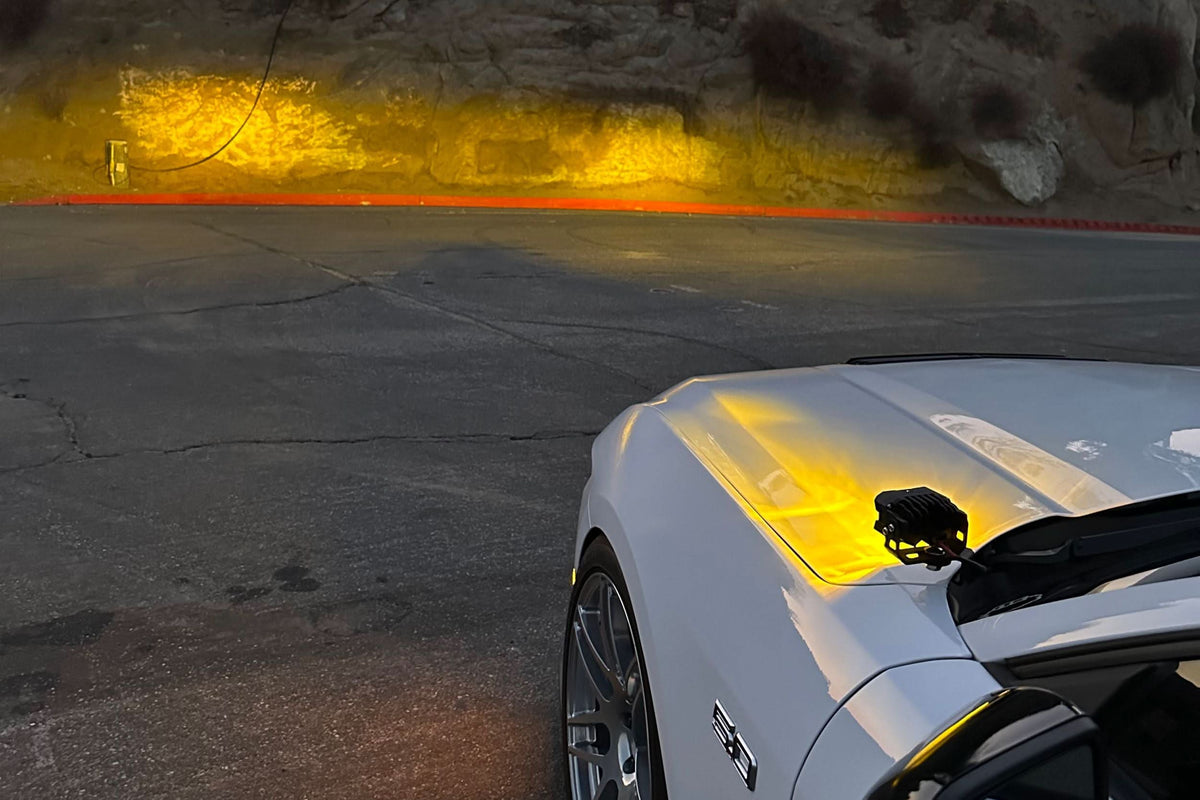 Morimoto 2Banger Ditch Light Kit: 24-26 Ford Mustang
