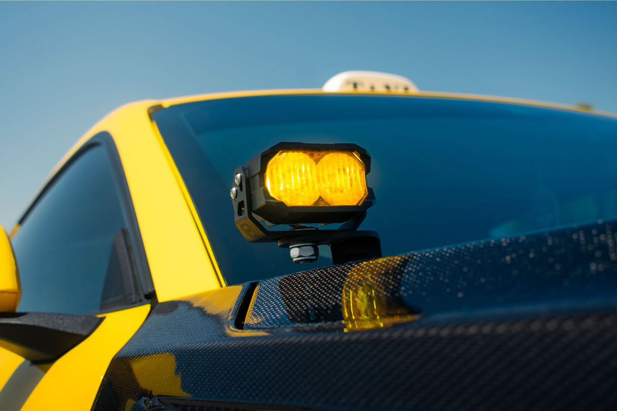Morimoto 2Banger Ditch Light Kit: 24-26 Ford Mustang