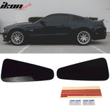 2010-2014 Ford Mustang GT350 Style Rear Window Louver Covers Guard ABS