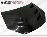 2013-2016 Hyundai Genesis 2 doors AMS Style Carbon Fiber Black Hood