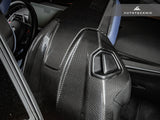 AutoTecknic Dry Carbon Full Seat Back Cover Set - BMW G87 M2