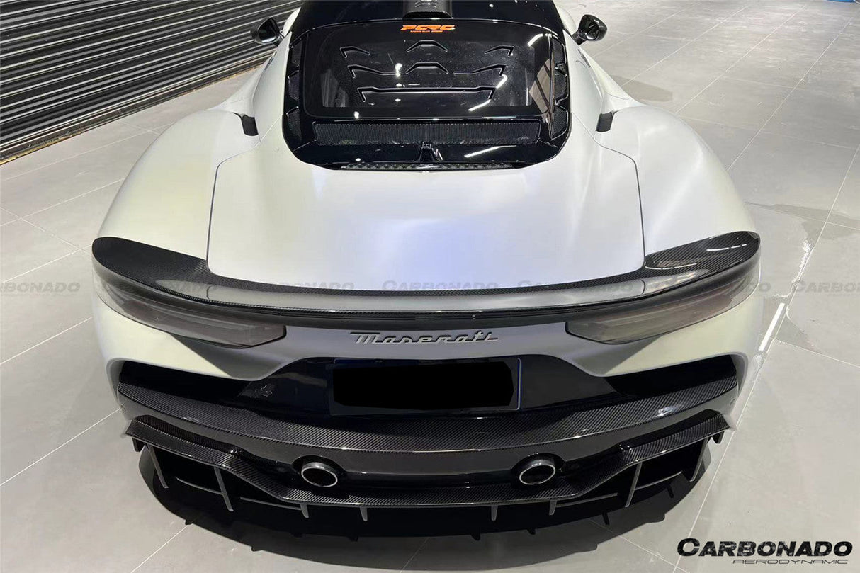 2020-UP Maserati MC20 MCPura SVD Style Dry Carbon Fiber Trunk Spoiler Wing