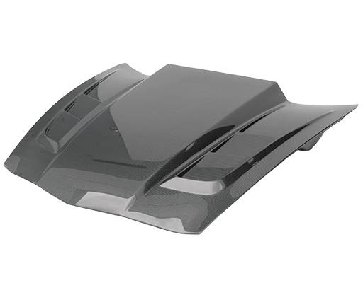 2014-2019 Chevrolet Corvette SCV Style Carbon Fiber Black Hood