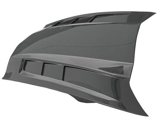 2014-2019 Chevrolet Corvette SCV Style Carbon Fiber Black Hood