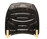 2014-2022 Infiniti Q50 4 doors OEM Style Carbon Fiber Black Hood