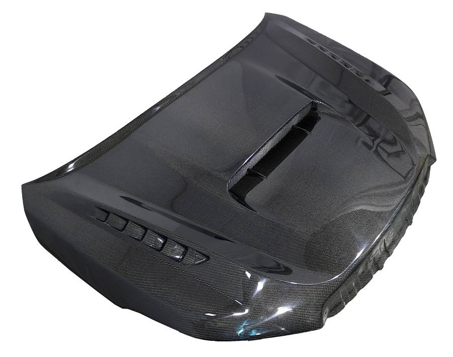 2014-2018 Subaru Forester 4 doors V Line Style Carbon Fiber Black Hood