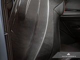 AutoTecknic Dry Carbon Full Seat Back Cover Set - BMW G87 M2