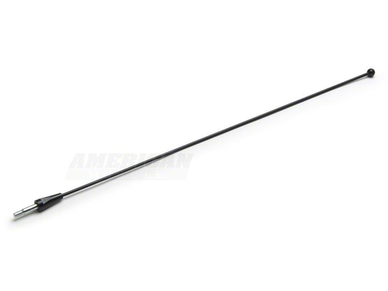Speedform Fixed Black Antenna; 14-Inch (94-04 Mustang)