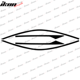 2016-2020 Honda Civic Matte Black Window Trim Chrome Delete Vinyl Kit