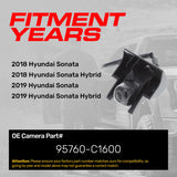 Hyundai Sonata + Hybrid (2018-2019) OEM Replacement Backup Camera OE Part # 95760-C1600