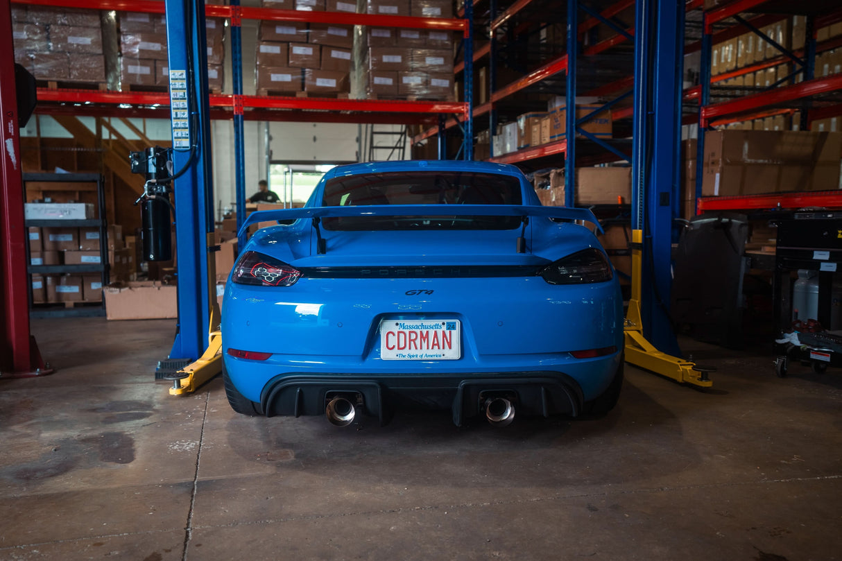 Valvetronic Valved Sport Exhaust System for Porsche 718 GT4 / Boxster Spyder