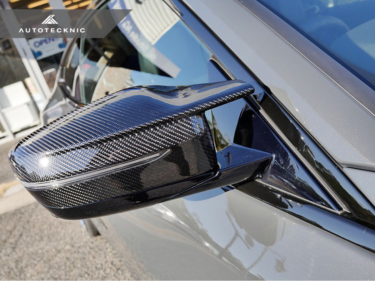 AutoTecknic G8X Style M-Inspired Version II Dry Carbon Mirror Covers - G30 5-Series