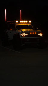 KC HiLITES Pro6 / Titan Gravity Light Cover Topo Overlays (Pair) - Universal