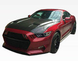 2015-2017 Ford Mustang 2 doors MK7 Style Carbon Fiber Black Hood