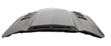 2015-2017 Ford Mustang 2 doors TERMINATOR Style Double Sided Carbon Fiber Carbon Fiber Black Hood