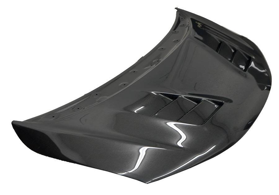 2015-2017 Honda Fit 4 doors RR Style Carbon Fiber Black Hood