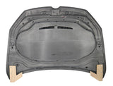2015-2021 Volkswagen Golf 7 GTR Style Double Sided Carbon Fiber Carbon Fiber Black Hood