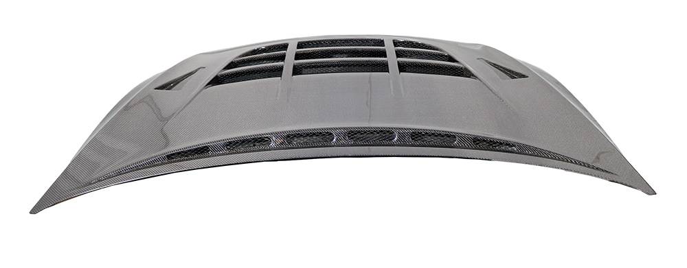 2015-2021 Volkswagen Golf 7 GTR Style Double Sided Carbon Fiber Carbon Fiber Black Hood