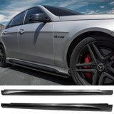 2014-2016 Benz W212 S212 E Class AMG Style Side Skirts Extension PP