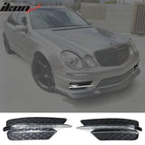 2007-2009 Mercedes-Benz W211 E Class Front Bumper with Grille LED DRL