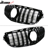 2014-2016 Benz W212 E Class AMG GT Style Gloss Black Front Grille