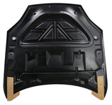 2016-2021 Tesla Model S 4 doors OEM Style Carbon Fiber Black Hood