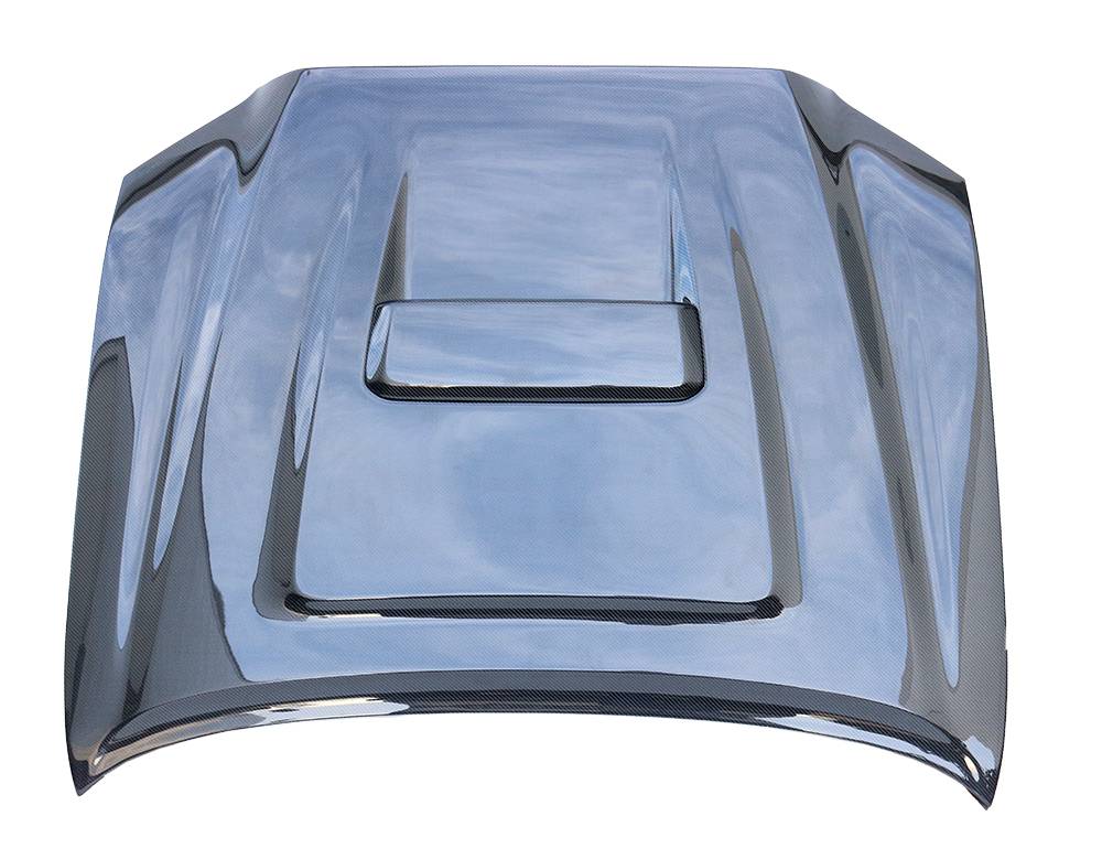 2016-2023 Toyota Tacoma 2 doors TECHNO R Style Carbon Fiber Black Hood