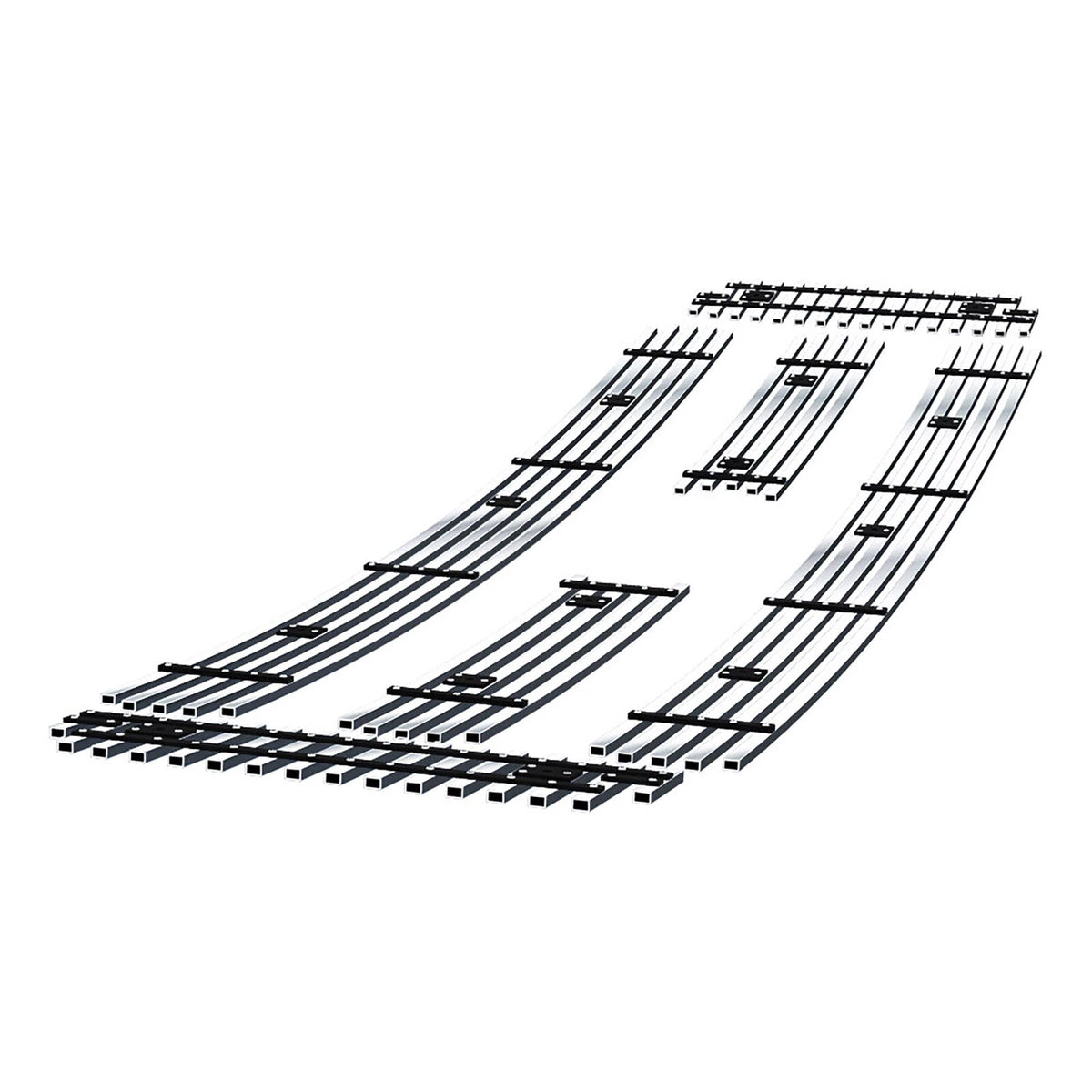 2005-2007 Ford F-250 F-350 F-450 Super Duty Chrome Front Bumper Upper Grille