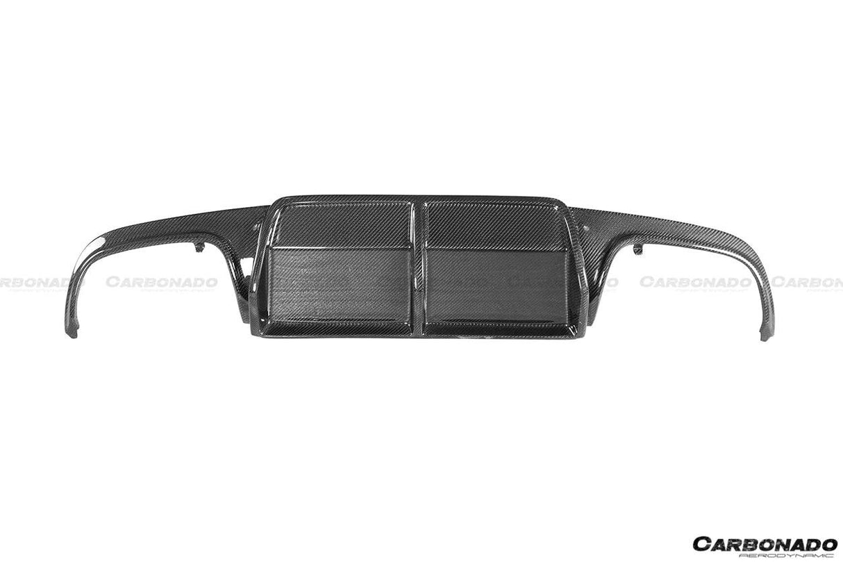 2008-2011 Mercedes Benz W204 C63 AMG AK STYLE CARBON FIBER DIFFUSER