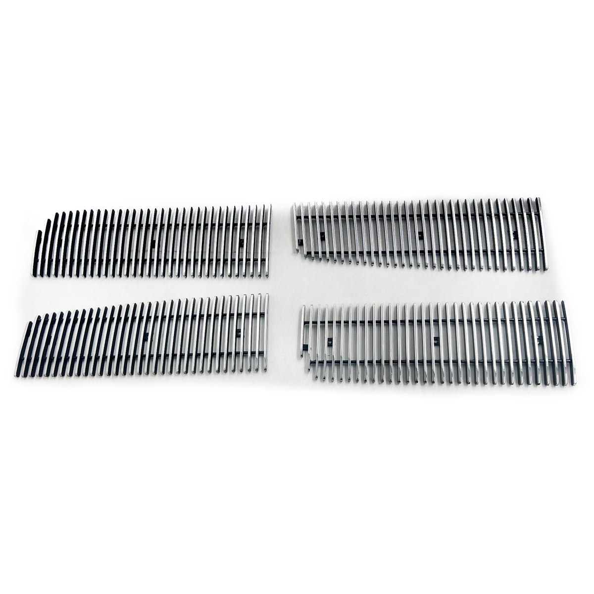 2005 Dodge Dakota Vertical Chrome Front Upper Billet Grille Insert