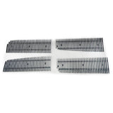 2005 Dodge Dakota Vertical Chrome Front Upper Billet Grille Insert