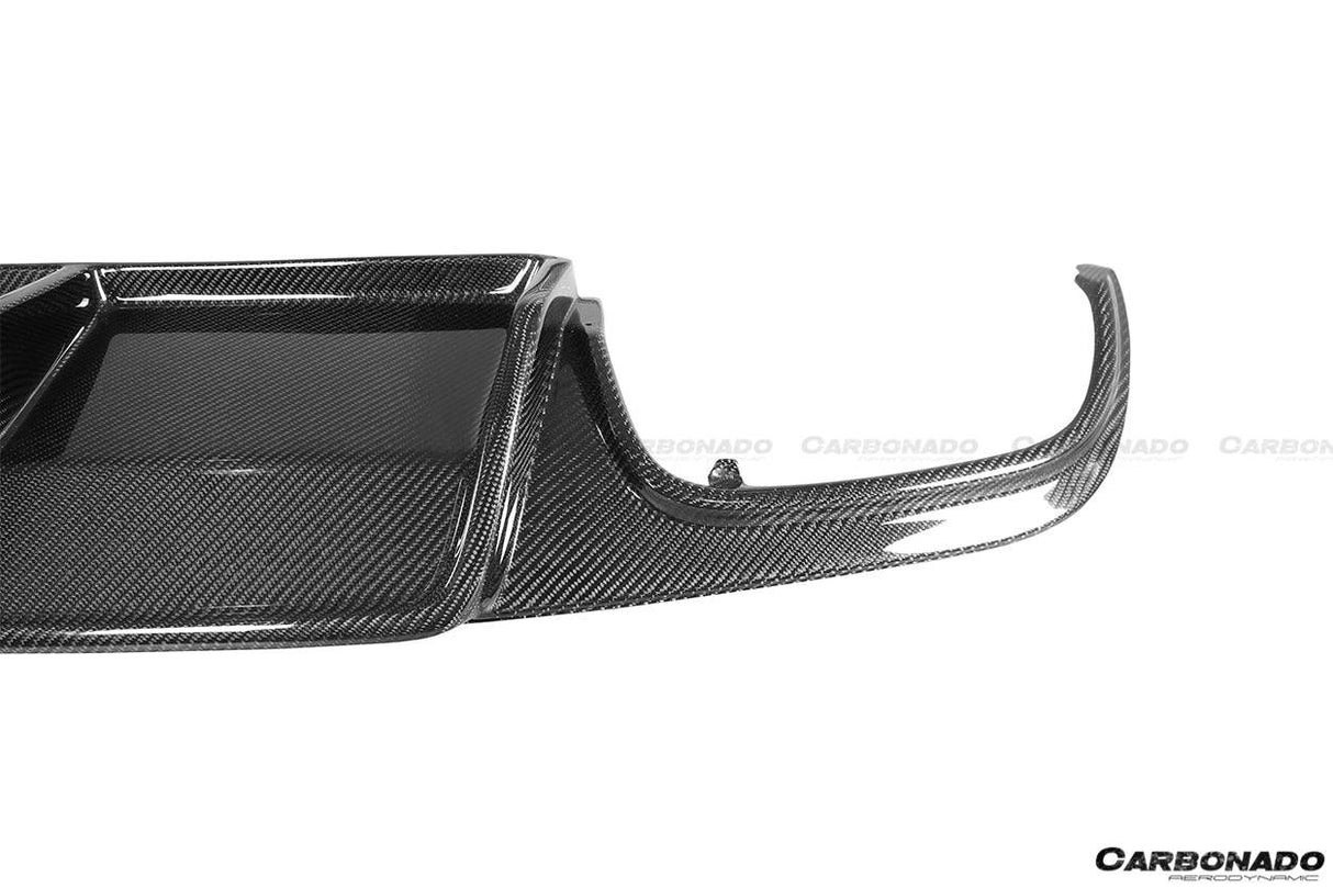 2008-2011 Mercedes Benz W204 C63 AMG AK STYLE CARBON FIBER DIFFUSER