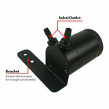 Universal Performance Oil Catch Can  2 Port -6AN + Mounting Bracket Kit AN6