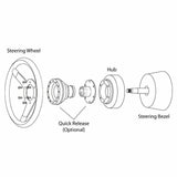 BILLET Steering Wheel Short Hub Adapter Kit For Nissan 300ZX Skyline Altima Sent