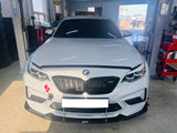 BMW F87 M2 CS Bumper Carbon Fiber Front Wind Splitter 2020-2021