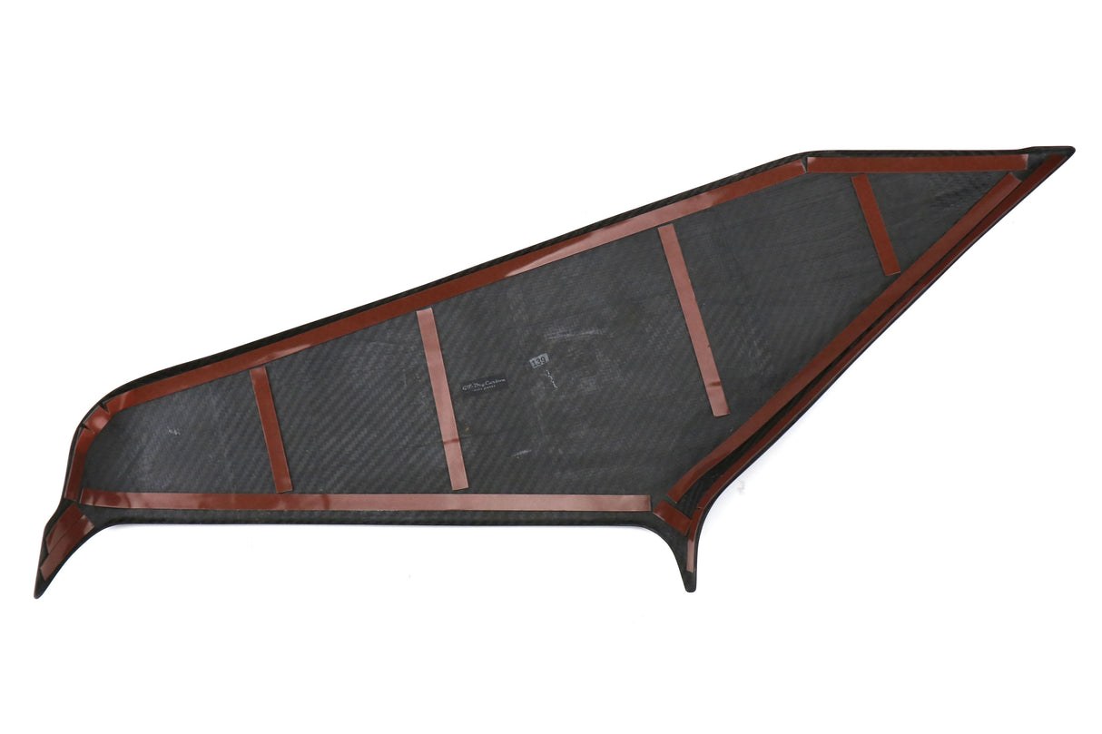 OLM LE Dry Carbon Fiber Intake Duct Cover - 2015-2021 Subaru WRX