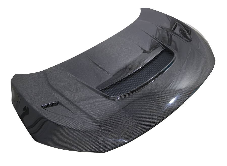 2017-2021 Honda Civic VRS Style Carbon Fiber Black Hood