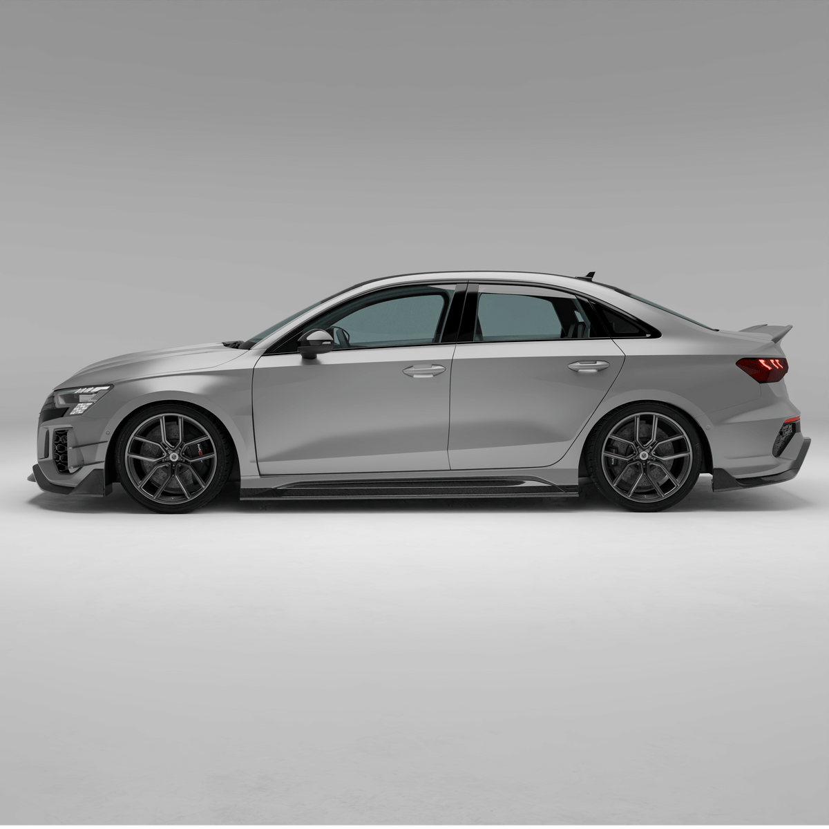 Audi RS3 8Y Limousine Carbon Fiber Side Skirts