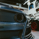 2018-2023 Ford Mustang GT500/Mach1 Combo Double Sided Full Carbon Fiber Track Package Front Bumper Conversion