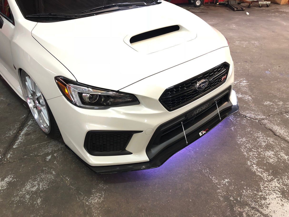 Subaru WRX/ STI Carbon Fiber Wind Splitter w/ Rods 2018-2021 (With NO Lip)
