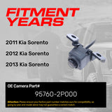 Kia Sorento (2011-2013) OEM Replacement Backup Camera OE Part # 95760-2P000