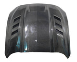 2018-2023 Ford Mustang 2 doors TERMINATOR Style Carbon Fiber Black Hood