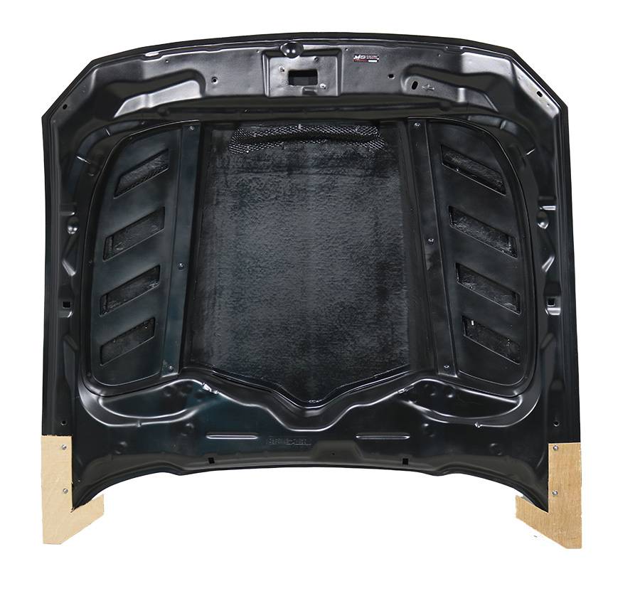 2018-2023 Ford Mustang 2 doors TERMINATOR Style Carbon Fiber Black Hood