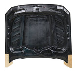 2018-2023 Ford Mustang 2 doors TERMINATOR Style Carbon Fiber Black Hood