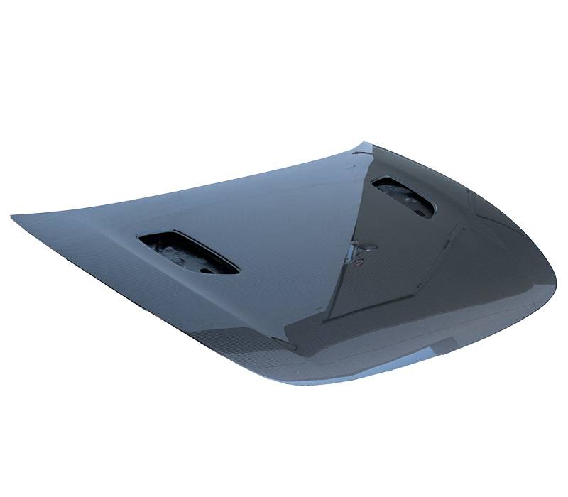 2018-2023 Kia Stinger 4 doors OEM Style Carbon Fiber Black Hood